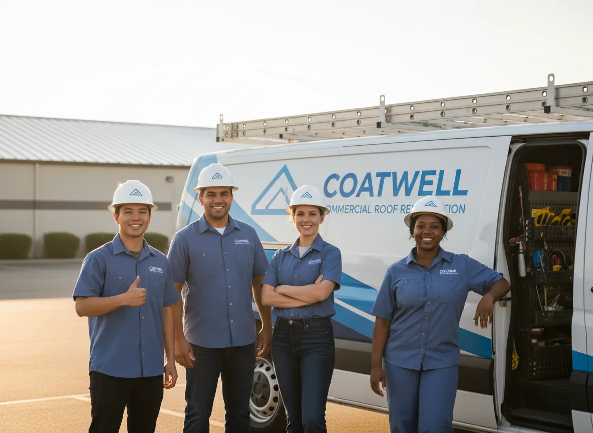 Commercial roof coating company in Wilton, IA